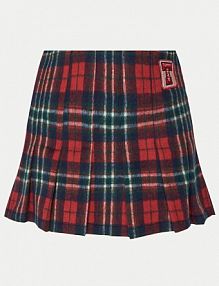 Spódnica mini Tommy Jeans czerwona 