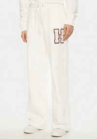 Spodnie dresowe Tommy Jeans białe damskie 