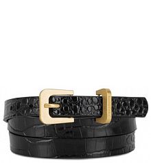 Pasek GINO ROSSI czarny damski Damski