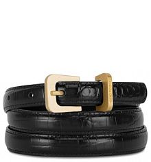 Pasek GINO ROSSI czarny damski Damski