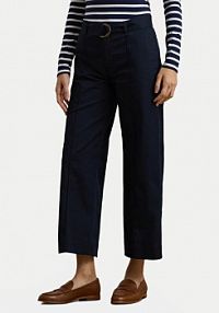 Kuloty LAUREN RALPH LAUREN granatowe 200876606005  Wide Leg