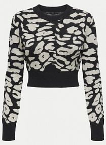 Sweter ONLY czarny damski Lima 15339828  Cropped Fit