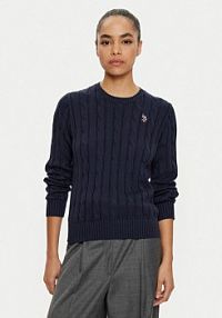 Sweter U.S. Polo Assn. granatowy damski 