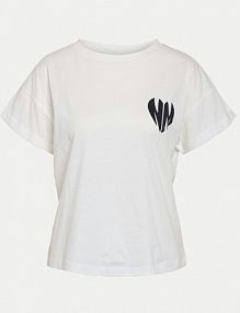 T-shirt Noisy May biały damski 