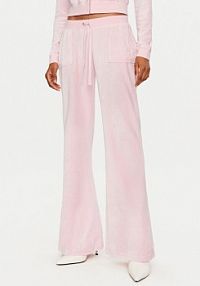 Spodnie dresowe Juicy Couture różowe damskie 