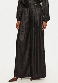 Spodnie eleganckie Rinascimento czarne damskie Materiałowe