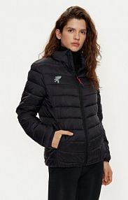 Kurtka puchowa Joma czarna damska Przejściowa