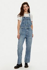 Jeansy Mustang niebieskie damskie Ogrodniczki