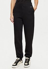 Spodnie dresowe Calvin Klein czarne damskie 
