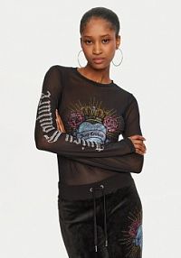 Bluzka Juicy Couture czarna damska 