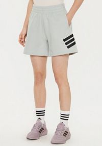 Szorty sportowe adidas szare Future Icons 3-Stripes JC5446  Loose Fit