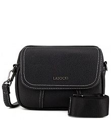 Torebka listonoszka Lasocki czarna 