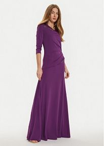 Sukienka koktajlowa Rinascimento fioletowa 