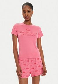 Piżama Juicy Couture różowa damska 