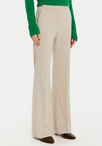 Spodnie eleganckie Imperial beżowe damskie Materiałowe