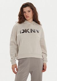 Bluza przez głowę DKNY beżowa 