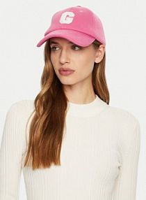 Czapka z daszkiem Guess różowa damska 