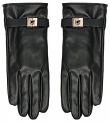 Rękawiczki Guess czarne damskie Damskie