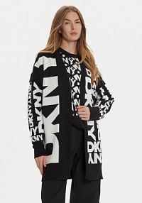 Kardigan DKNY czarny 