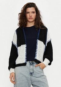 Kardigan ONLY czarny Denise 15331399  Relaxed Fit