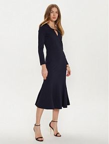 Sukienka koktajlowa Rinascimento granatowa 