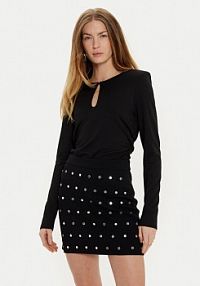 Bluzka Sisley czarna damska 