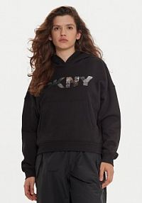 Bluza przez głowę DKNY czarna 