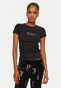 T-shirt Juicy Couture czarny damski 