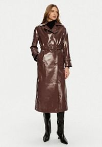 Trencz ACCESS FASHION brązowy 