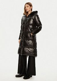 Kurtka puchowa ACCESS FASHION czarna damska Płaszcz zimowy
