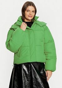 Kurtka puchowa ONLY zielona damska Zimowa