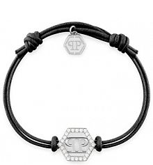 Bransoletka PHILIPP PLEIN czarna 