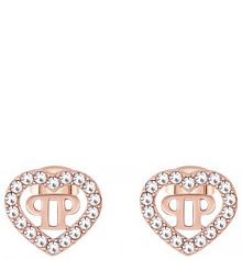 Kolczyki PHILIPP PLEIN różowe 