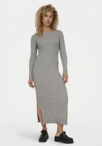 Sukienka dzianinowa ONLY szara 
