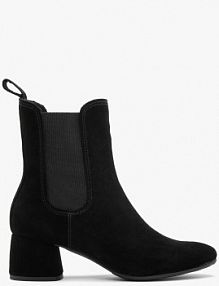 Welurowe sztyblety  na okrągłym obcasie triss Ryłko damskie EAN 4WY69 T 46