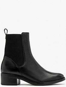 Czarne sztyblety  z ozdobną gumą bianka Ryłko damskie EAN 3GVE7 M 5TL