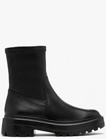 Czarne botki  z elastyczną cholewką ocieplane wełną natalie Ryłko EAN 2XVC1 CX 6SE