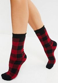 Skarpety ocieplane (3 pary) z bawełny organicznej ze spodnią stroną z frotte  damskie Bonprix