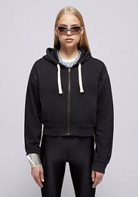 Bluza z kapturem Champion czarna damska Hooded Sweatshirt