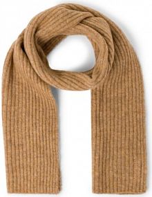 Szalik  MMLora Kobiety Wełna brązowy jednolity ONE SIZE MOS MOSH damski