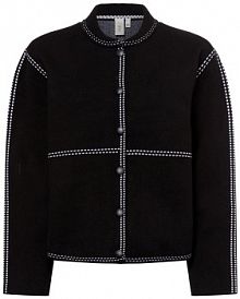 Kardigan   YASJena Kobiety czarny jednolity L Y.A.S