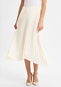 Spódnica plisowana Kobiety beżowa jednolity 44 IPURI
