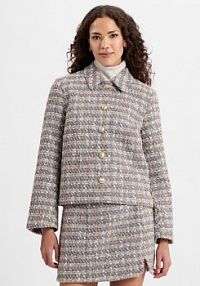 Krótka marynarka   YASSiraz Kobiety szary/brązowy wzorzysty L Y.A.S