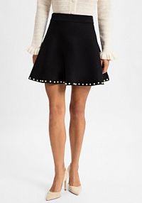 Spódnica  z zawartością wełny  YASTucca Kobiety czarna jednolity XS Y.A.S