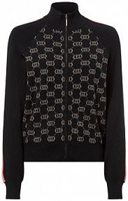 Kardigan  Kobiety czarny wzorzysty XS Liu Jo Collection