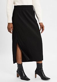 Spódnica   YASAlisa Kobiety Sztuczne włókno czarna jednolity 40 Y.A.S