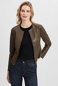 Marynarka  Kobiety brązowy jednolity 44 zero