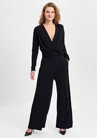 Kombinezon   Candelia Kobiety Sztuczne włókno czarny jednolity 36 Someday