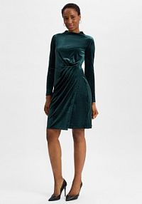 Sukienka  Kobiety zielona jednolity 40 zero