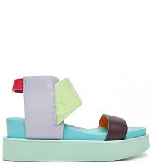 Sandały na obcasie United Nude kolorowe